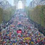 paris marathon starting line