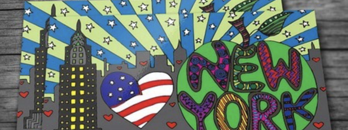 new york postcards stationery by Jennifer Reid