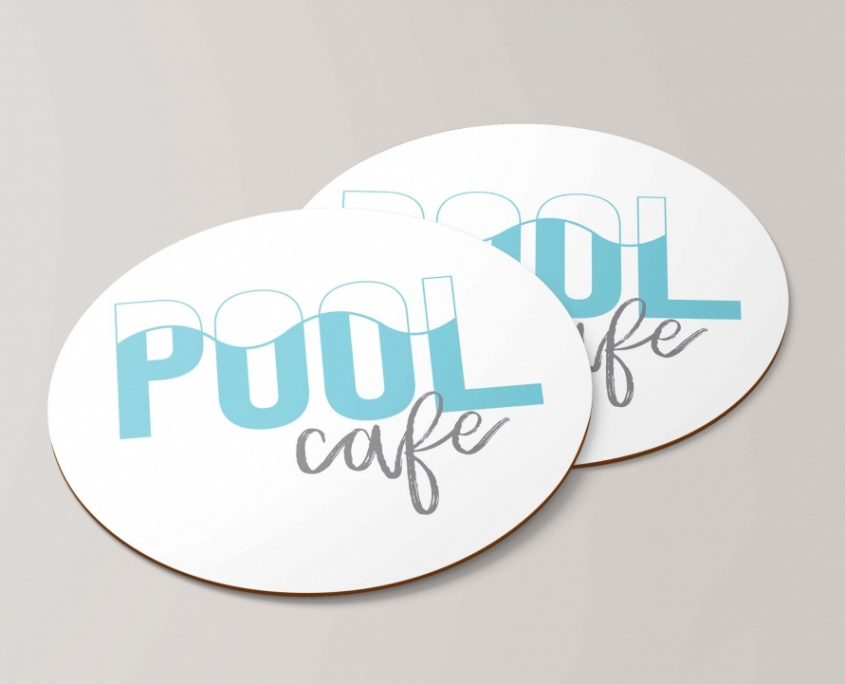 pool cafe branding by Jennifer Reid