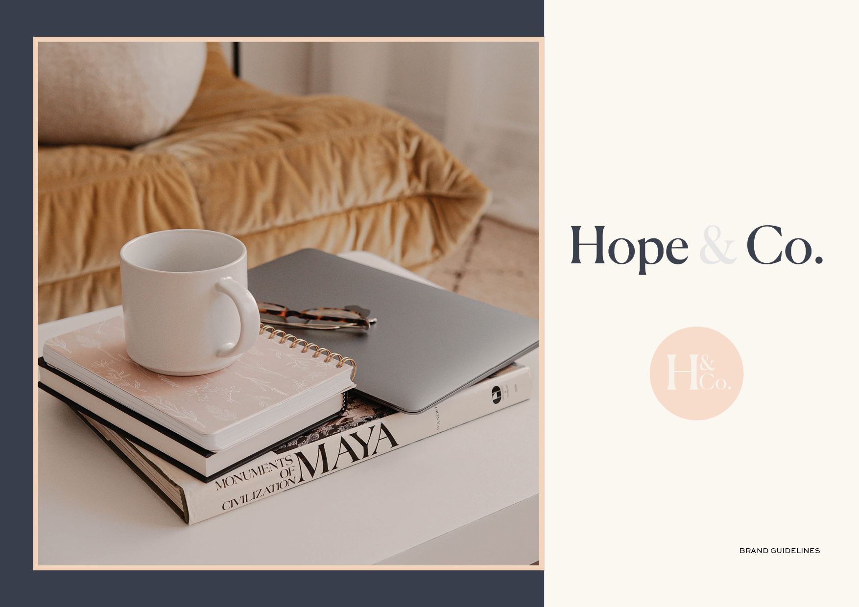 hope & co branding design by Jennifer Reid