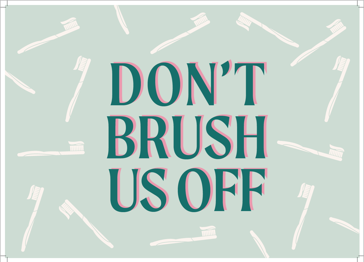 Focus Dental Postcard Design by Jennifer Reid