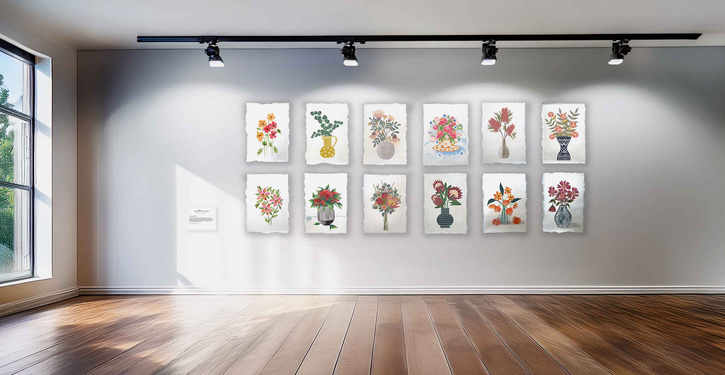 Floral Study Exhibition by Jennifer Reid