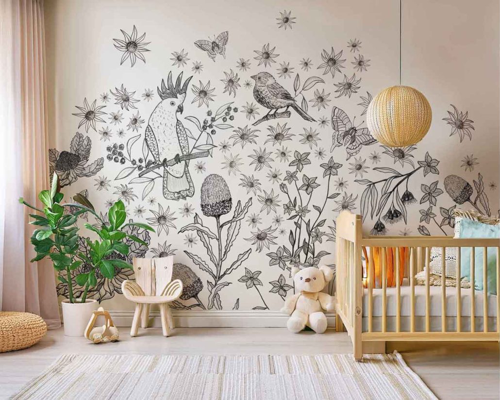 Love Story Mural by Jennifer Reid