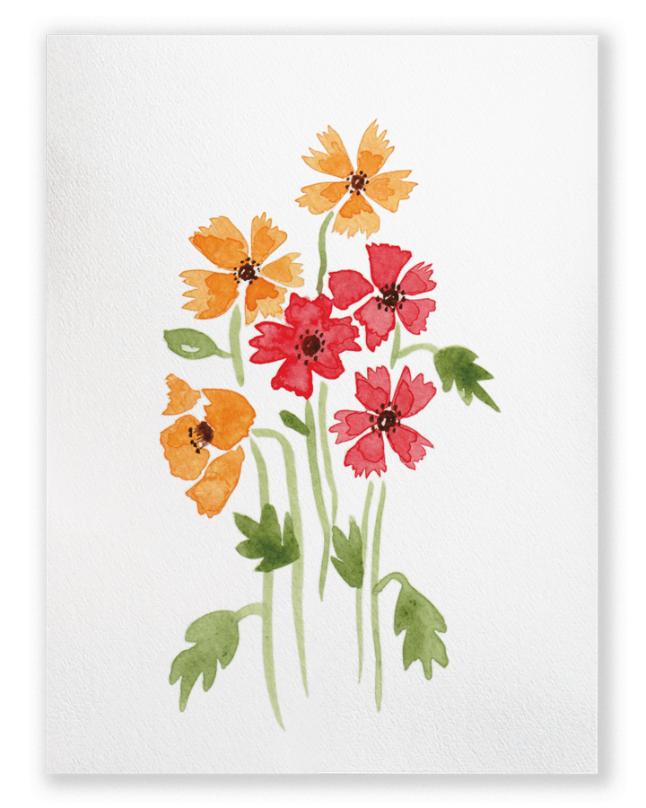 Orange-Flowers-by-Jennifer-Reid