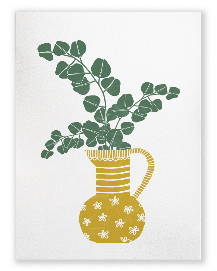 Yellow Vase by Jennifer Reid