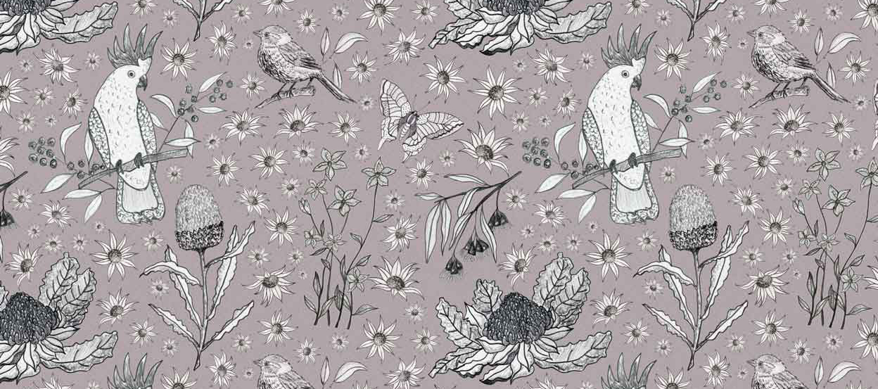 love story pattern pink