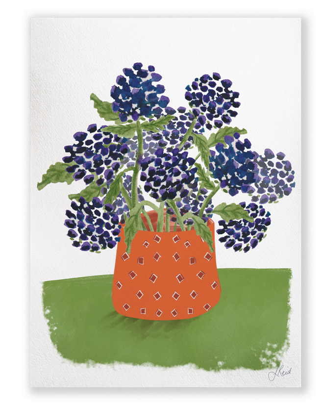 Pot-of-Hydrangeas-Art-Print-by-Jennifer-Reid